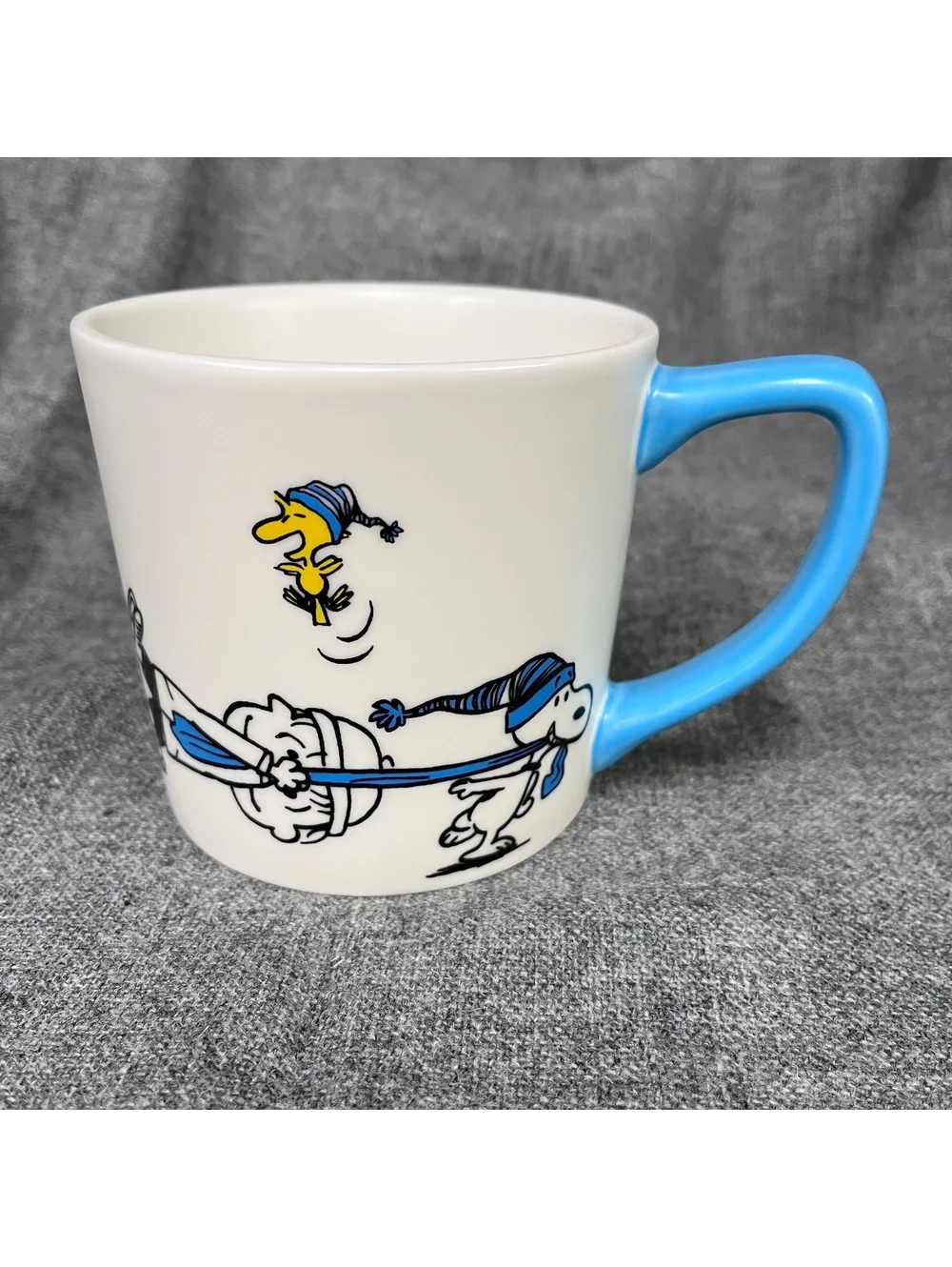 Peanuts - Christmastime is Here Ceramic Mug, 14oz, Blue